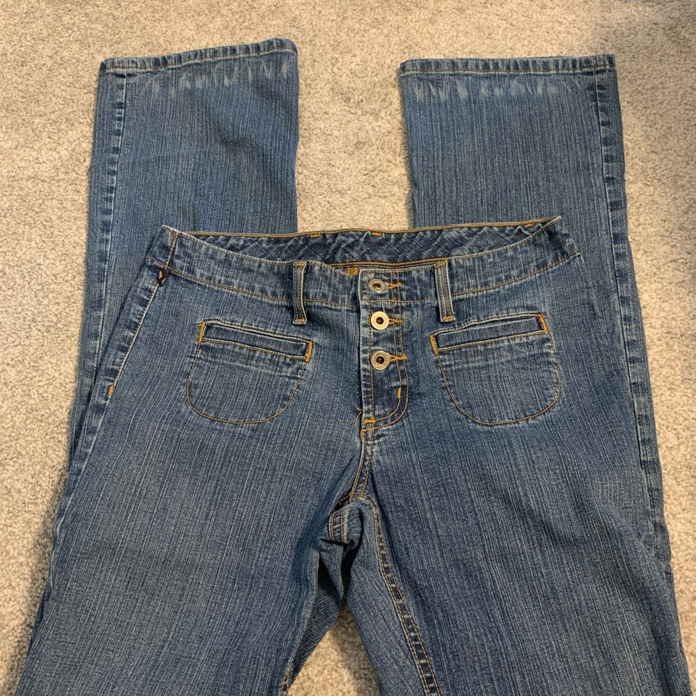 Polo by Ralph Lauren Women's Boot Cut Jeans in Denim Blue